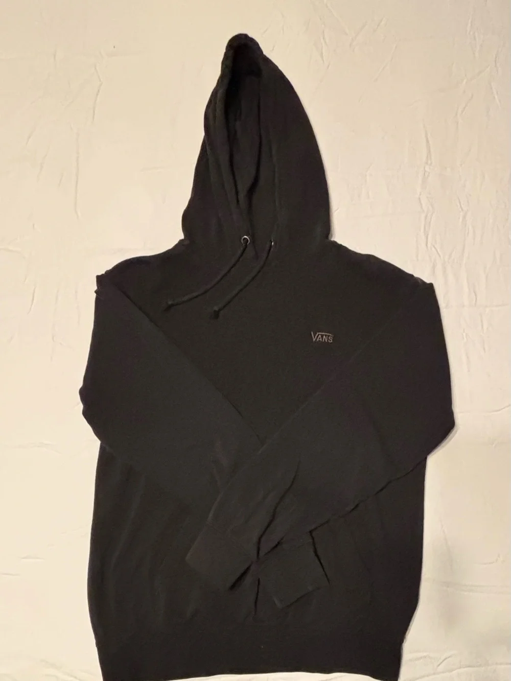 Vans Black Hooded Pullover with Subtle Logo